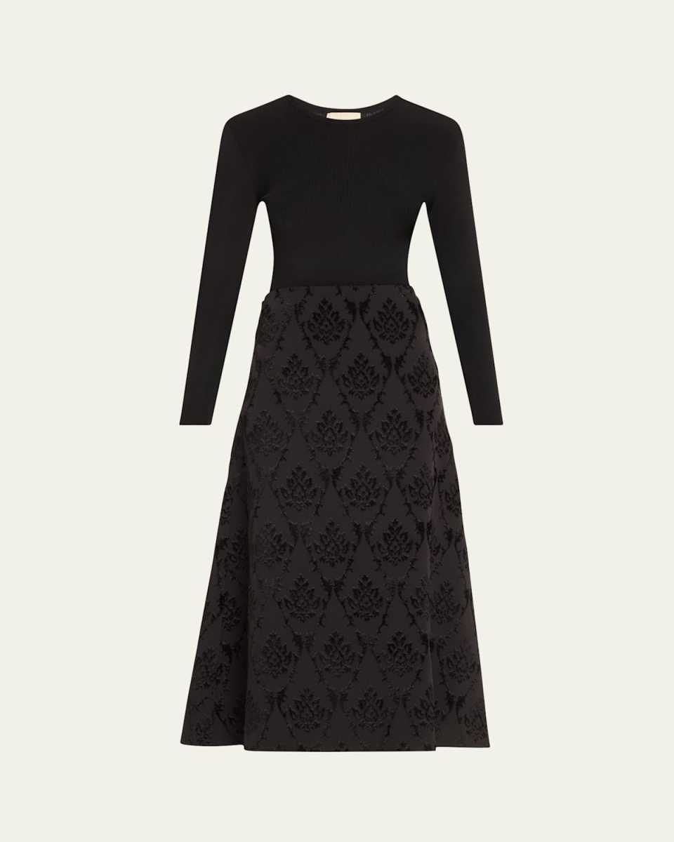 Adita Long-Sleeve Maxi Dress